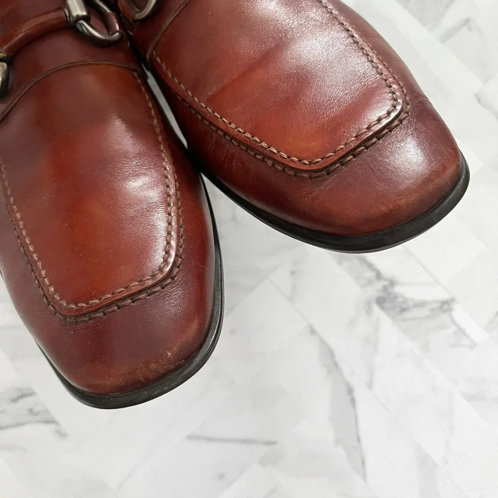 MAGNANNI Voto Leather Bit Loafer Size 8M‎